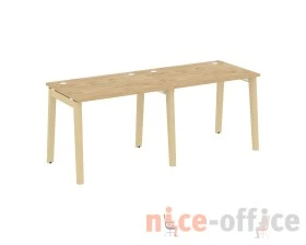Рабочая станция, опоры - массив дерева 196x72x75 Оникс Вуд / Onix Wood images