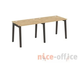 Рабочая станция, опоры - массив дерева 196x72x75 Оникс Вуд / Onix Wood images