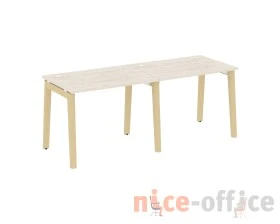 Рабочая станция, опоры - массив дерева 196x72x75 Оникс Вуд / Onix Wood images