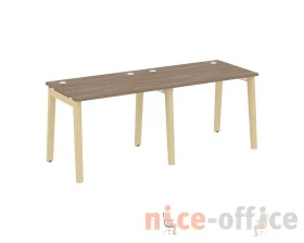 Рабочая станция, опоры - массив дерева 196x72x75 Оникс Вуд / Onix Wood images