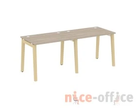 Рабочая станция, опоры - массив дерева 196x72x75 Оникс Вуд / Onix Wood images