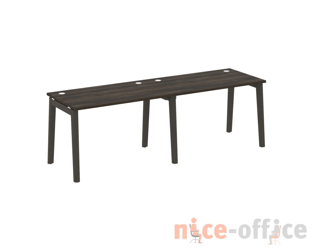 Рабочая станция, опоры - массив дерева 236x72x75 Оникс Вуд / Onix Wood