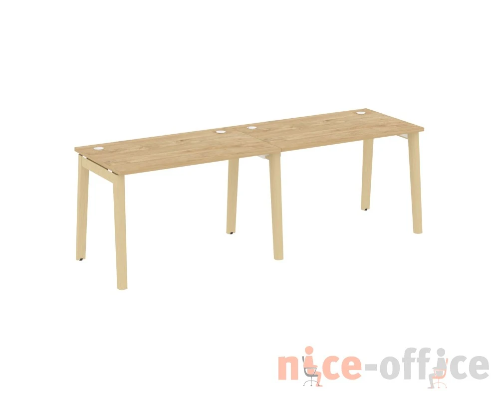 Рабочая станция, опоры - массив дерева 236x72x75 Оникс Вуд / Onix Wood