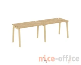 Рабочая станция, опоры - массив дерева 236x72x75 Оникс Вуд / Onix Wood images