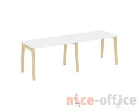 Рабочая станция, опоры - массив дерева 236x72x75 Оникс Вуд / Onix Wood images