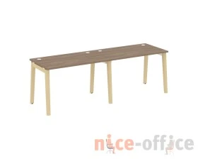 Рабочая станция, опоры - массив дерева 236x72x75 Оникс Вуд / Onix Wood images