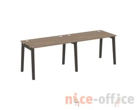 Рабочая станция, опоры - массив дерева 236x72x75 Оникс Вуд / Onix Wood images