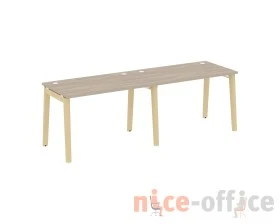 Рабочая станция, опоры - массив дерева 236x72x75 Оникс Вуд / Onix Wood images
