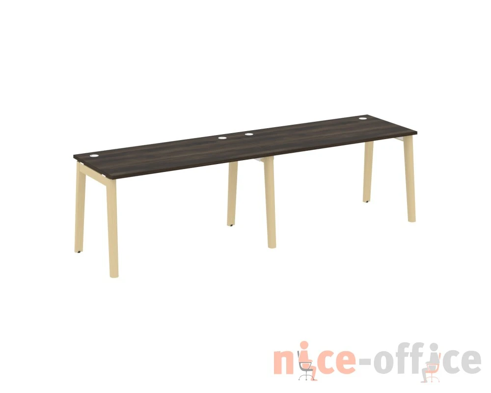 Рабочая станция, опоры - массив дерева 276x72x75 Оникс Вуд / Onix Wood