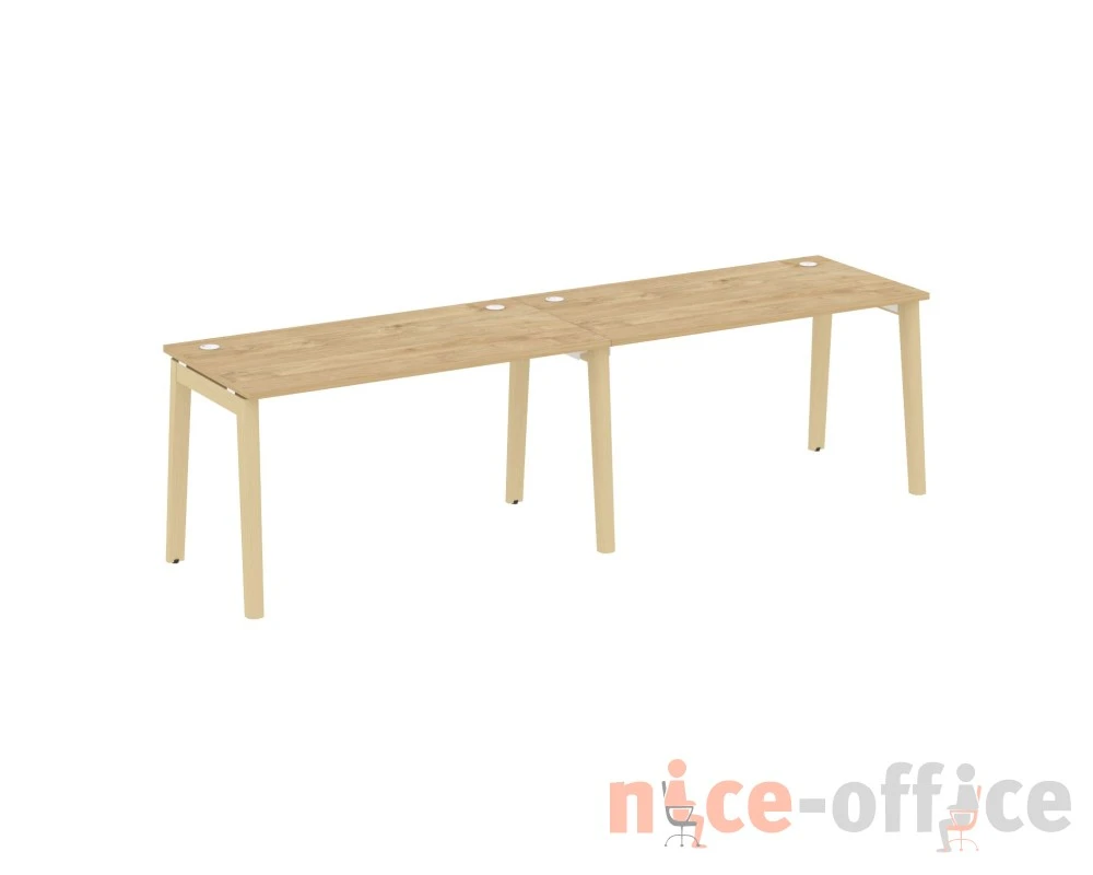 Рабочая станция, опоры - массив дерева 276x72x75 Оникс Вуд / Onix Wood