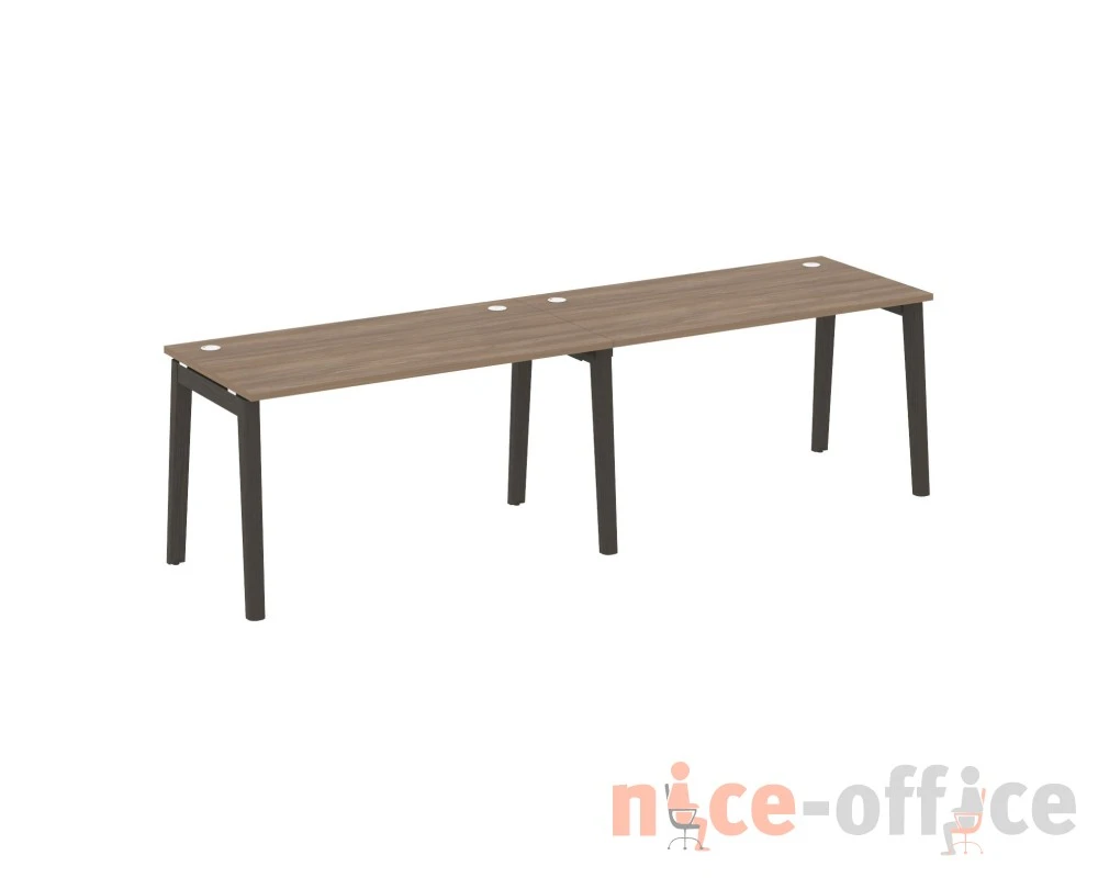 Рабочая станция, опоры - массив дерева 276x72x75 Оникс Вуд / Onix Wood