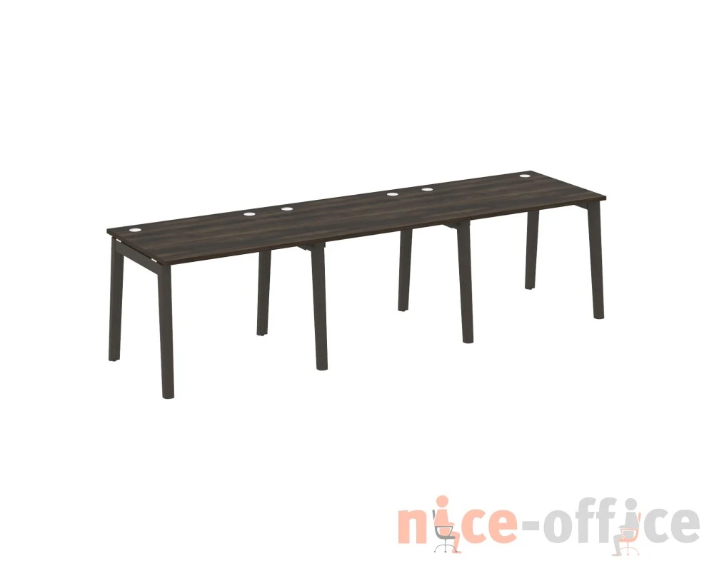 Рабочая станция, опоры - массив дерева 294x80x75 Оникс Вуд / Onix Wood