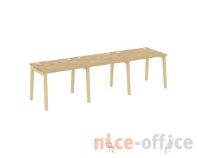 Рабочая станция, опоры - массив дерева 294x80x75 Оникс Вуд / Onix Wood images