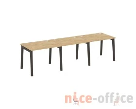 Рабочая станция, опоры - массив дерева 294x80x75 Оникс Вуд / Onix Wood images