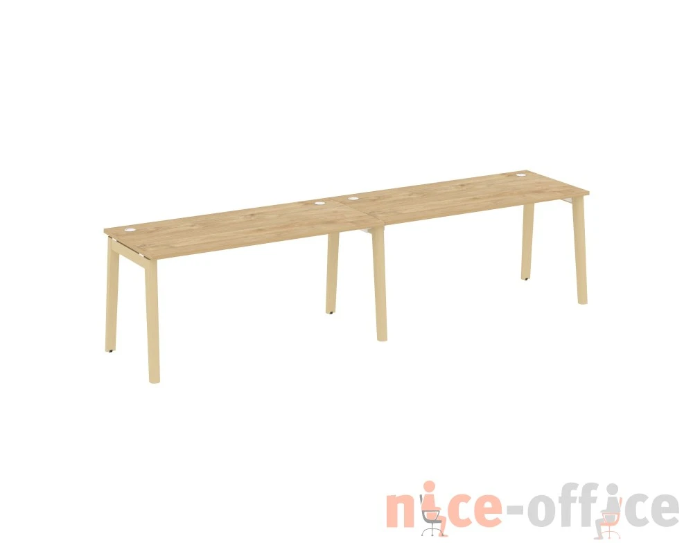 Рабочая станция, опоры - массив дерева 316x72x75 Оникс Вуд / Onix Wood