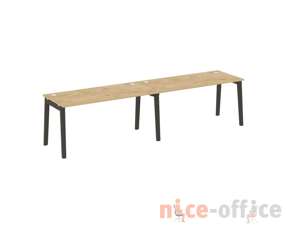 Рабочая станция, опоры - массив дерева 316x72x75 Оникс Вуд / Onix Wood