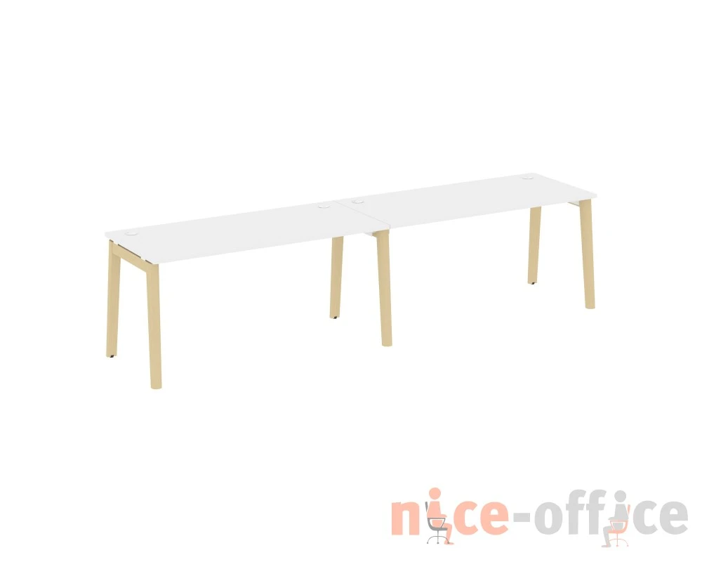 Рабочая станция, опоры - массив дерева 316x72x75 Оникс Вуд / Onix Wood