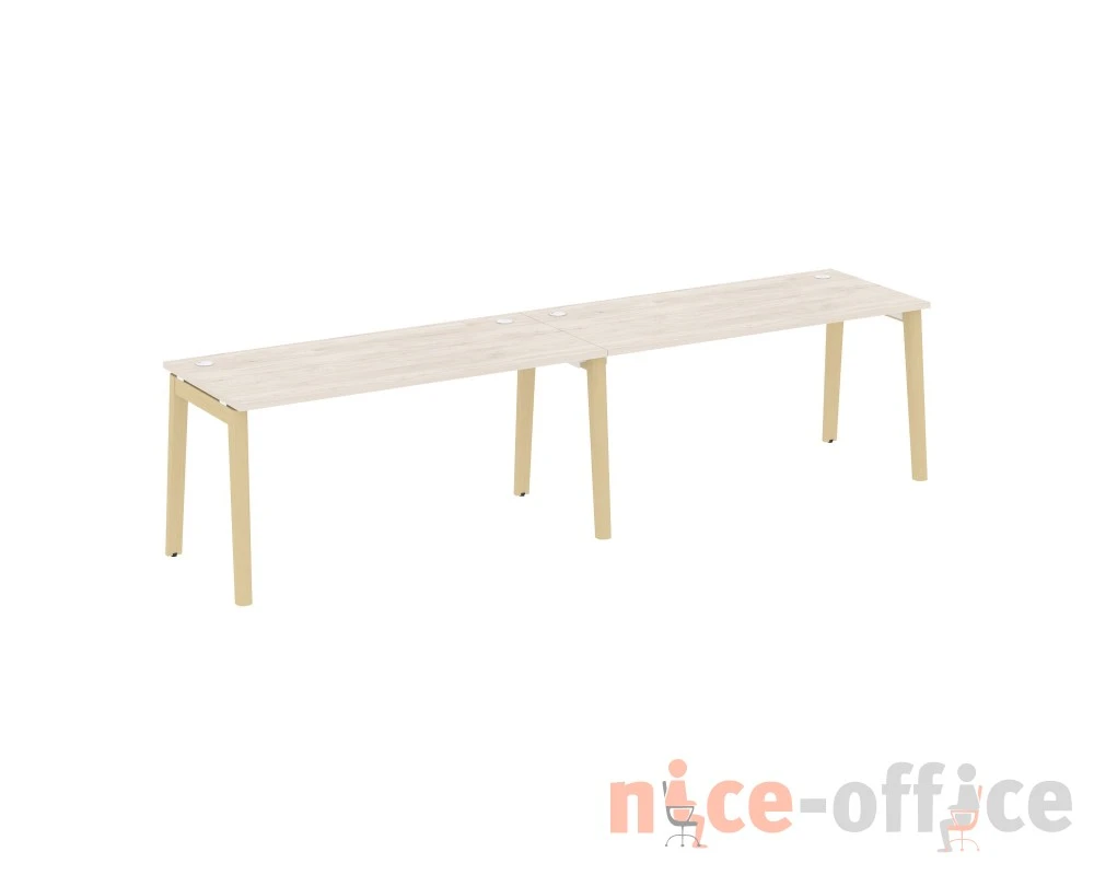 Рабочая станция, опоры - массив дерева 316x72x75 Оникс Вуд / Onix Wood