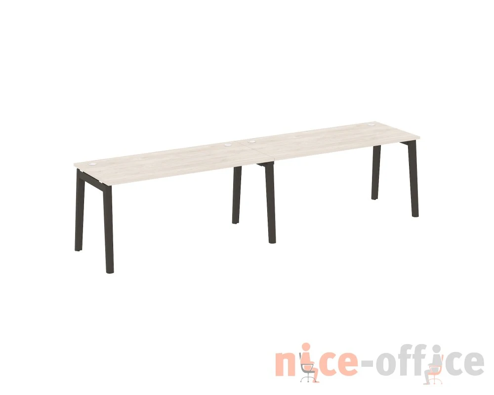 Рабочая станция, опоры - массив дерева 316x72x75 Оникс Вуд / Onix Wood