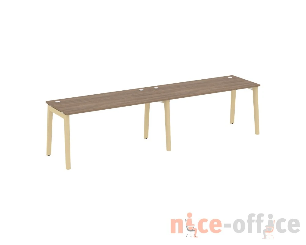 Рабочая станция, опоры - массив дерева 316x72x75 Оникс Вуд / Onix Wood