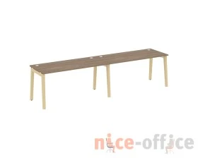 Рабочая станция, опоры - массив дерева 316x72x75 Оникс Вуд / Onix Wood images