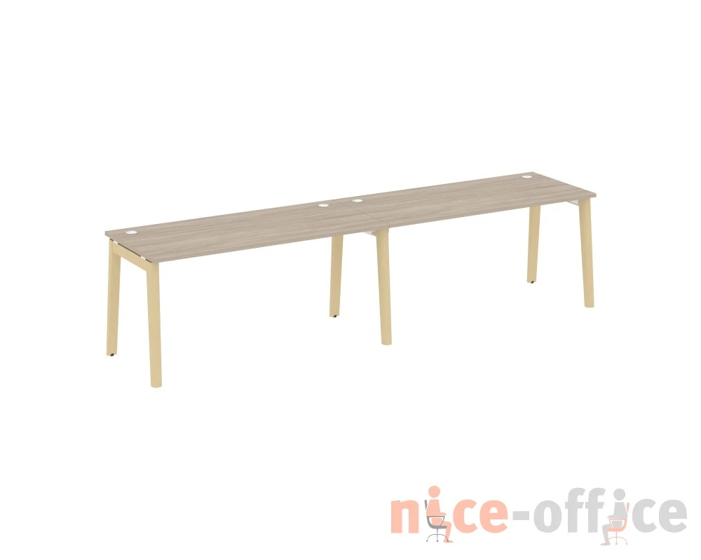 Рабочая станция, опоры - массив дерева 316x72x75 Оникс Вуд / Onix Wood