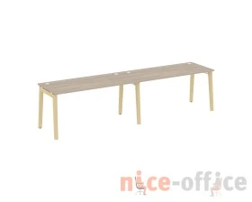 Рабочая станция, опоры - массив дерева 316x72x75 Оникс Вуд / Onix Wood images