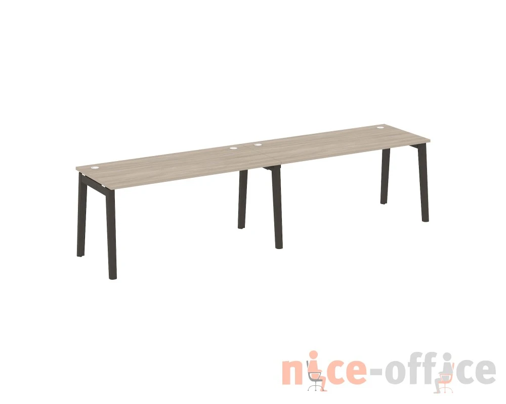 Рабочая станция, опоры - массив дерева 316x72x75 Оникс Вуд / Onix Wood
