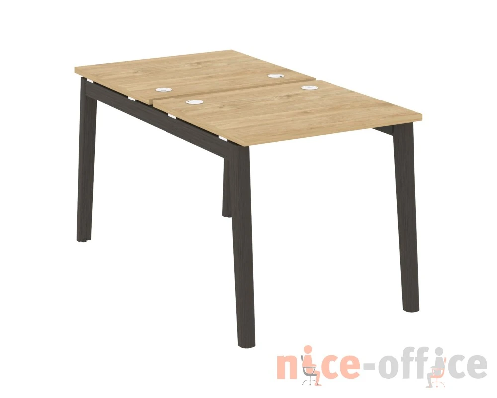 Рабочая станция, опоры - массив дерева 78x147,5x75 Оникс Вуд / Onix Wood