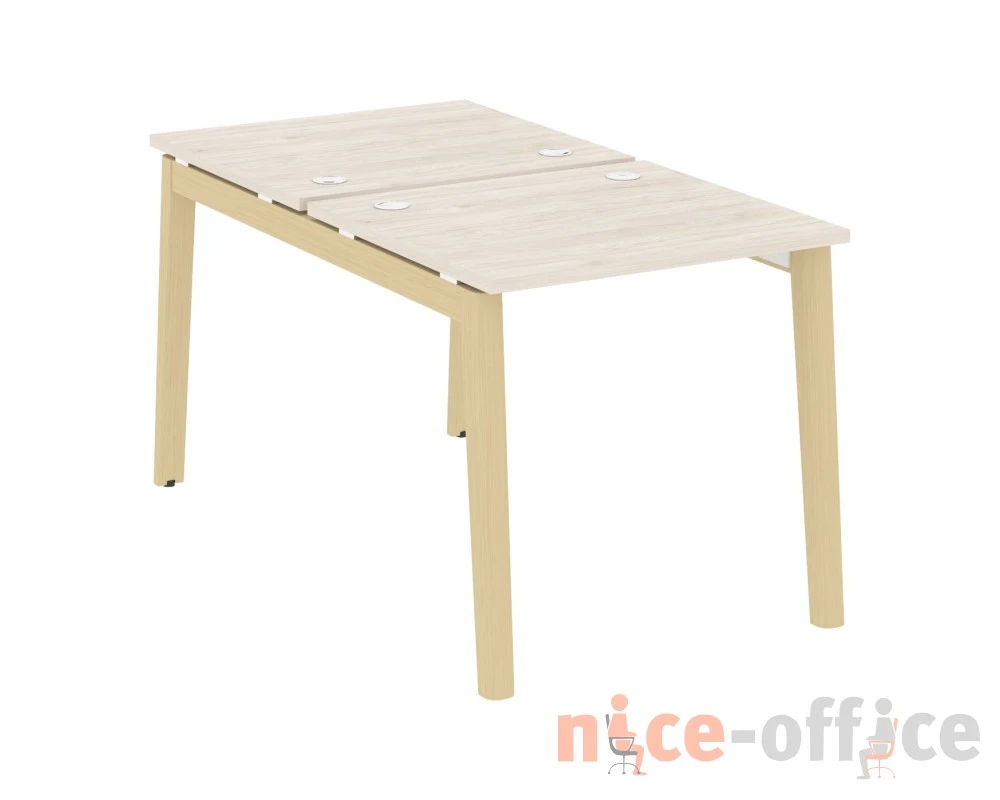 Рабочая станция, опоры - массив дерева 78x147,5x75 Оникс Вуд / Onix Wood