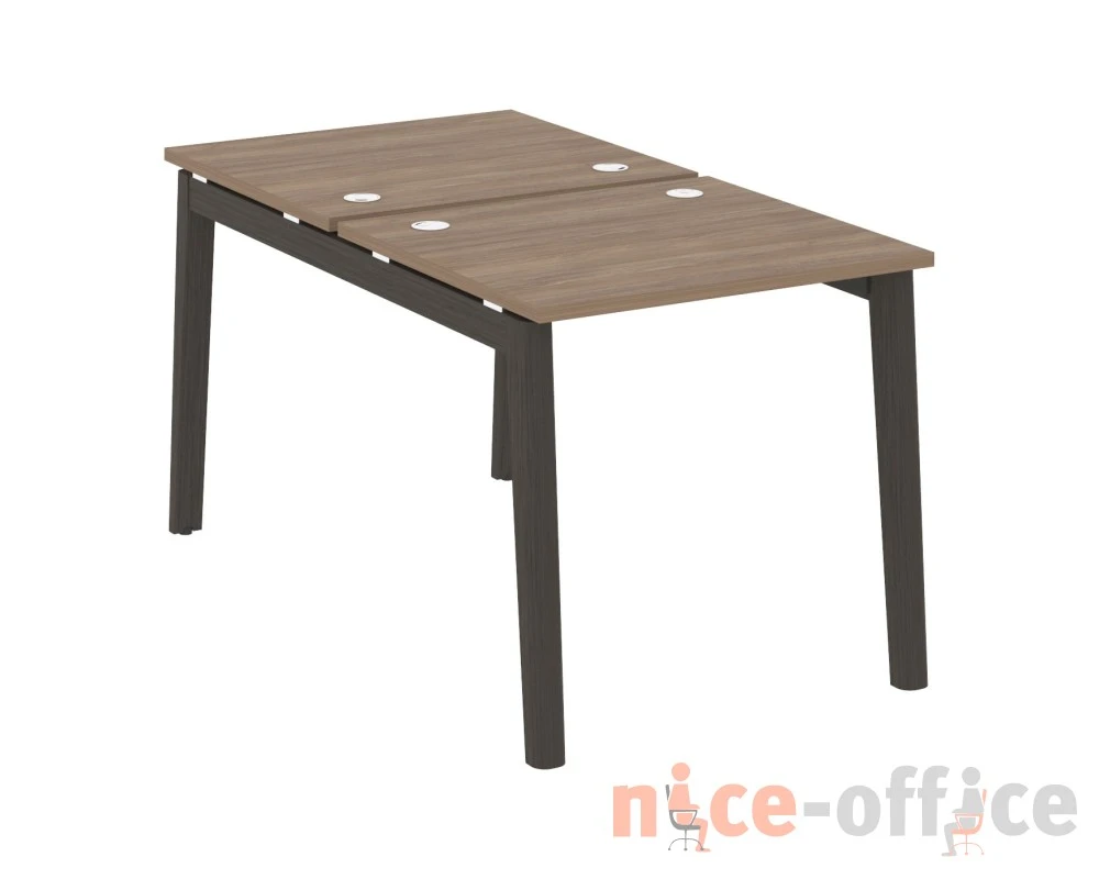 Рабочая станция, опоры - массив дерева 78x147,5x75 Оникс Вуд / Onix Wood