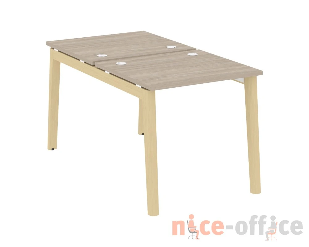 Рабочая станция, опоры - массив дерева 78x147,5x75 Оникс Вуд / Onix Wood