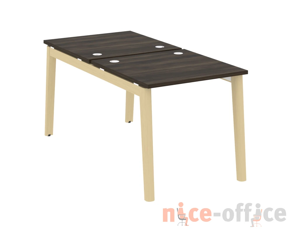 Рабочая станция, опоры - массив дерева 78x163,5x75 Оникс Вуд / Onix Wood