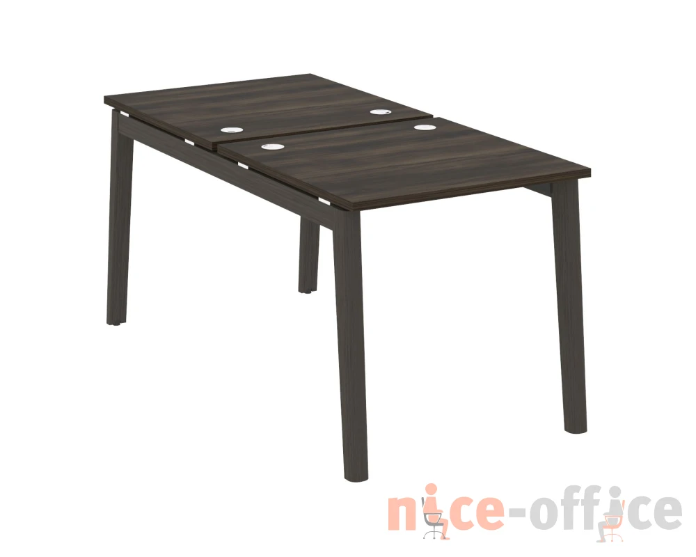 Рабочая станция, опоры - массив дерева 78x163,5x75 Оникс Вуд / Onix Wood