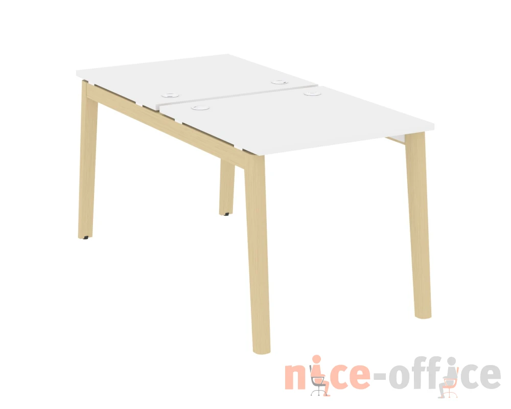 Рабочая станция, опоры - массив дерева 78x163,5x75 Оникс Вуд / Onix Wood
