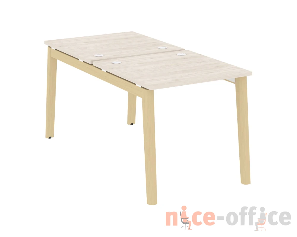 Рабочая станция, опоры - массив дерева 78x163,5x75 Оникс Вуд / Onix Wood