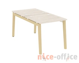 Рабочая станция, опоры - массив дерева 78x163,5x75 Оникс Вуд / Onix Wood images