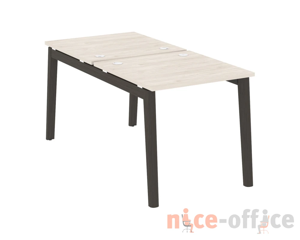 Рабочая станция, опоры - массив дерева 78x163,5x75 Оникс Вуд / Onix Wood