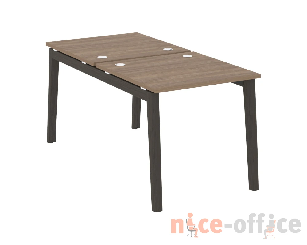 Рабочая станция, опоры - массив дерева 78x163,5x75 Оникс Вуд / Onix Wood