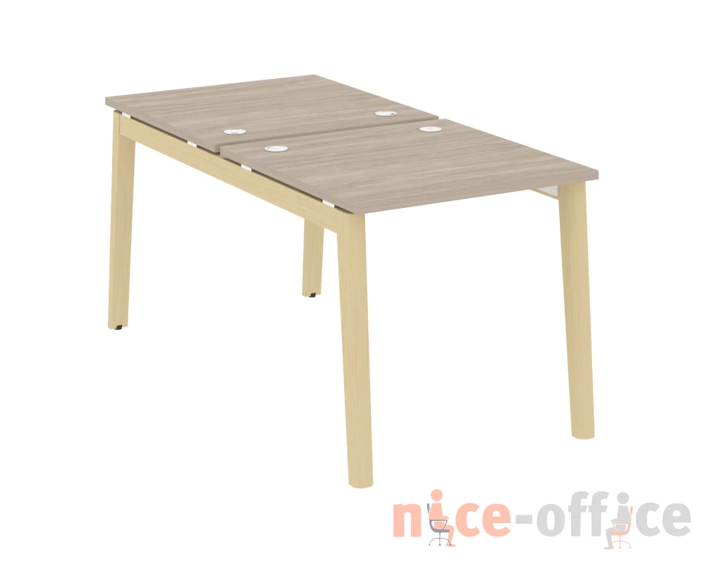 Рабочая станция, опоры - массив дерева 78x163,5x75 Оникс Вуд / Onix Wood