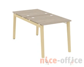 Рабочая станция, опоры - массив дерева 78x163,5x75 Оникс Вуд / Onix Wood images