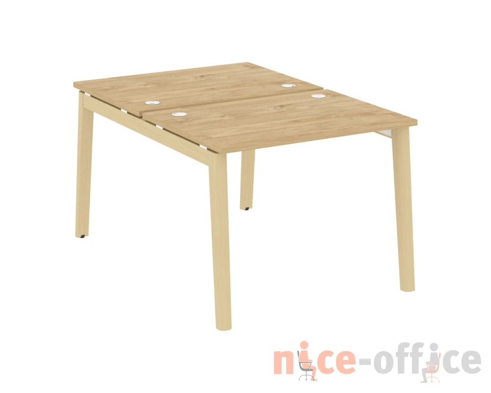 Рабочая станция, опоры - массив дерева 98x147,5x75 Оникс Вуд / Onix Wood