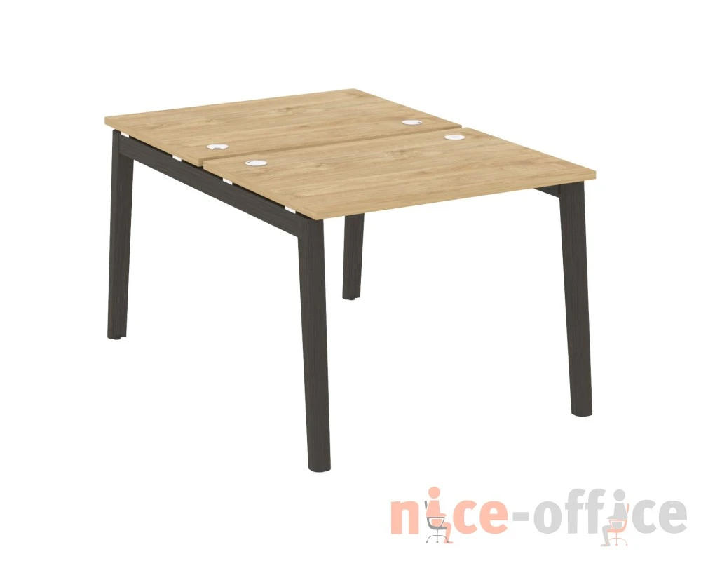 Рабочая станция, опоры - массив дерева 98x147,5x75 Оникс Вуд / Onix Wood