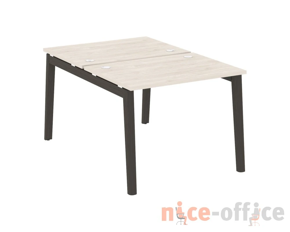 Рабочая станция, опоры - массив дерева 98x147,5x75 Оникс Вуд / Onix Wood