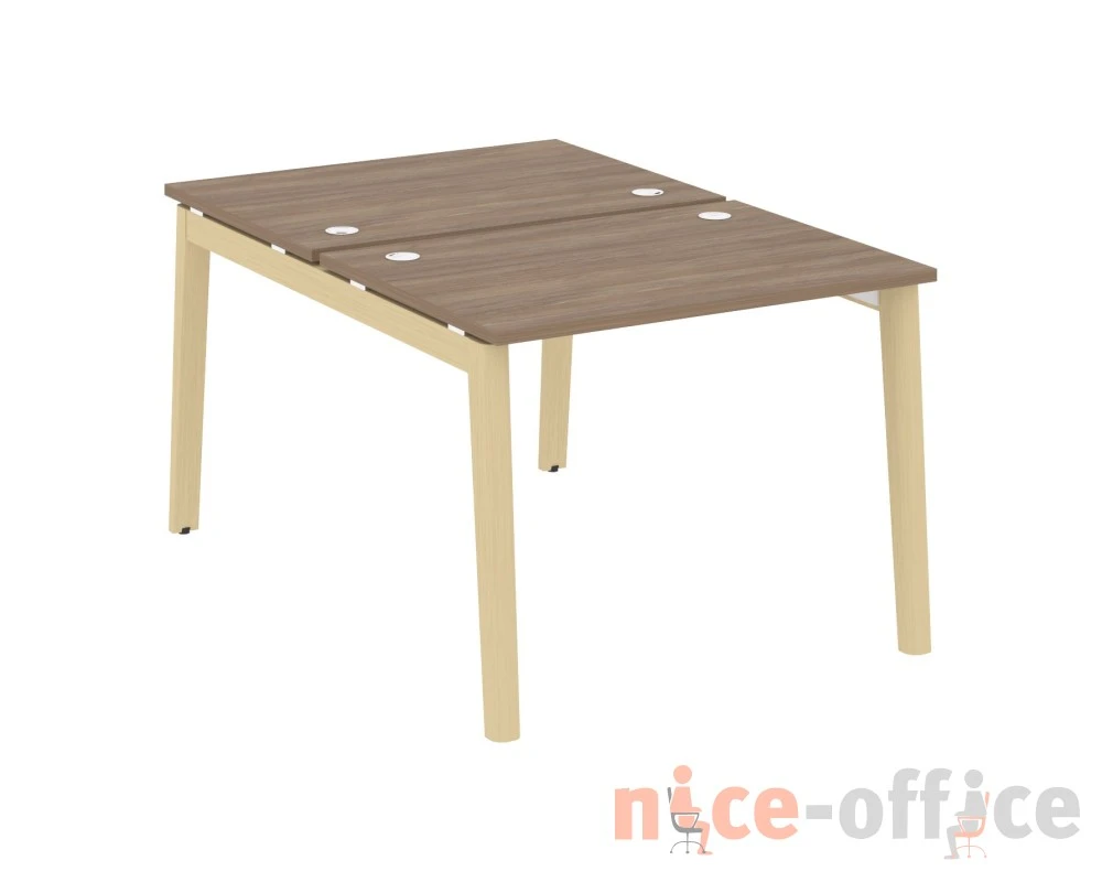 Рабочая станция, опоры - массив дерева 98x147,5x75 Оникс Вуд / Onix Wood