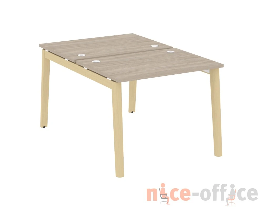 Рабочая станция, опоры - массив дерева 98x147,5x75 Оникс Вуд / Onix Wood