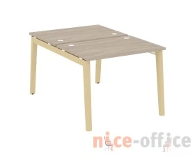 Рабочая станция, опоры - массив дерева 98x147,5x75 Оникс Вуд / Onix Wood images