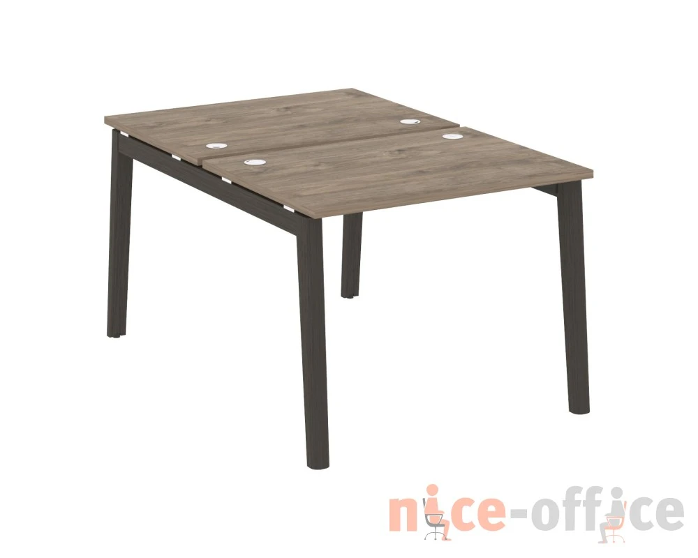 Рабочая станция, опоры - массив дерева 98x147,5x75 Оникс Вуд / Onix Wood