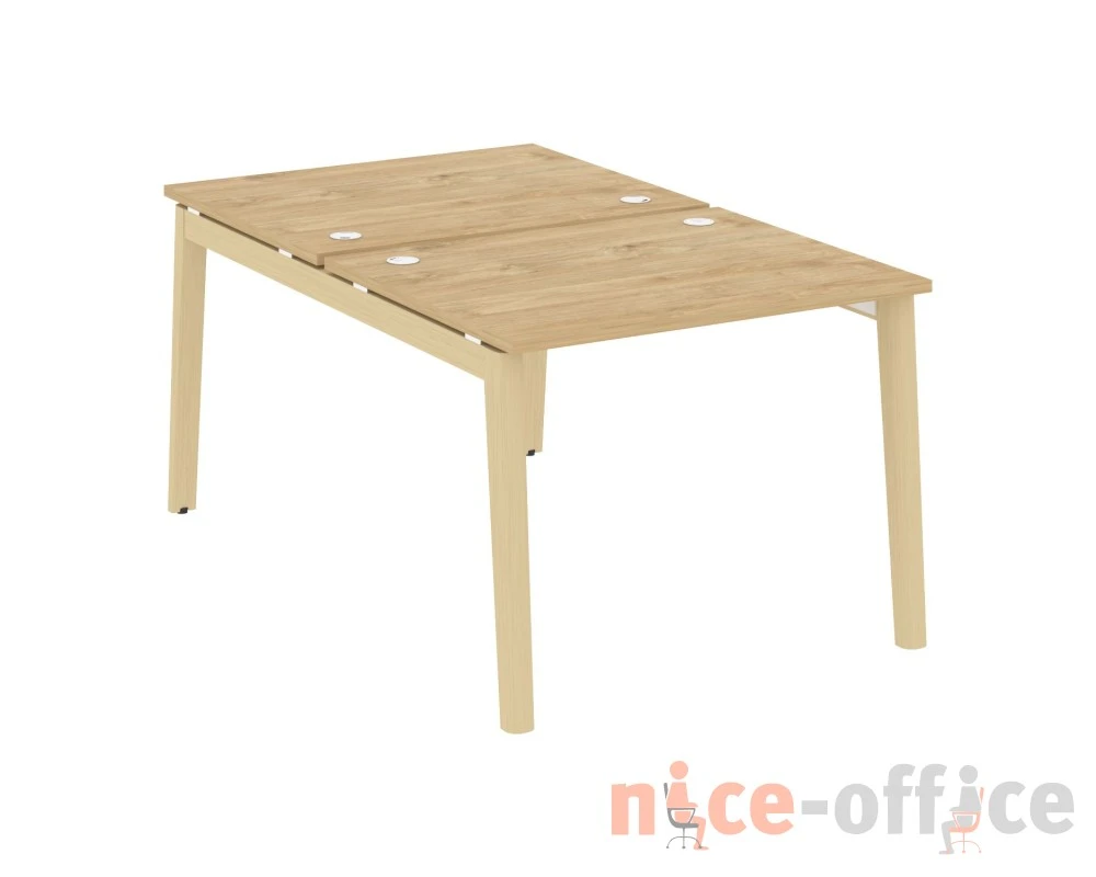 Рабочая станция, опоры - массив дерева 98x163,5x75 Оникс Вуд / Onix Wood