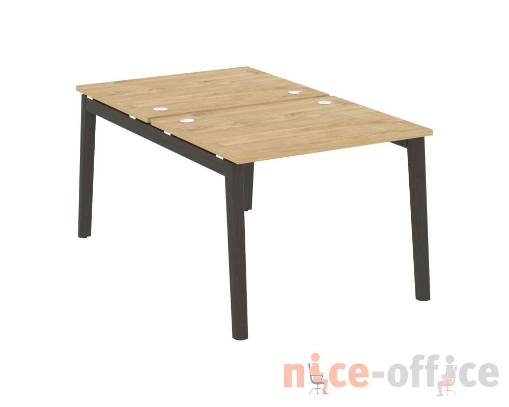 Рабочая станция, опоры - массив дерева 98x163,5x75 Оникс Вуд / Onix Wood